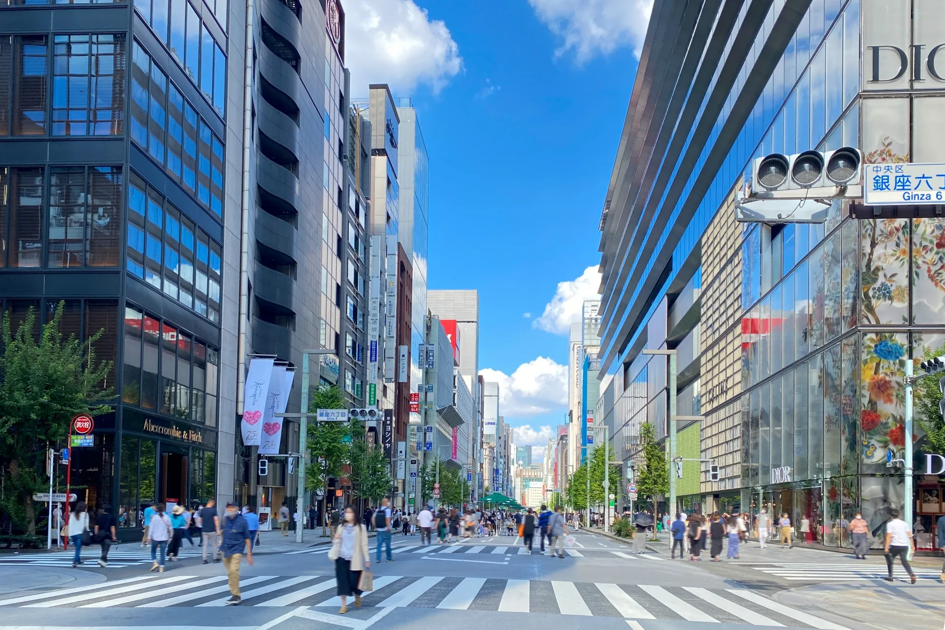 銀座の風景の画像